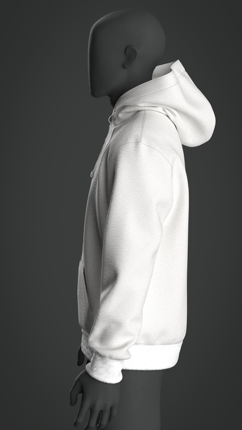 SEWING PATTERN M023: MEN'S REGULAR HOODIE WITH CF ZIP