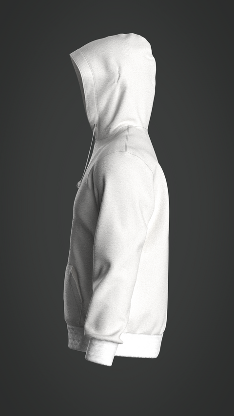SEWING PATTERN M023: MEN'S REGULAR HOODIE WITH CF ZIP