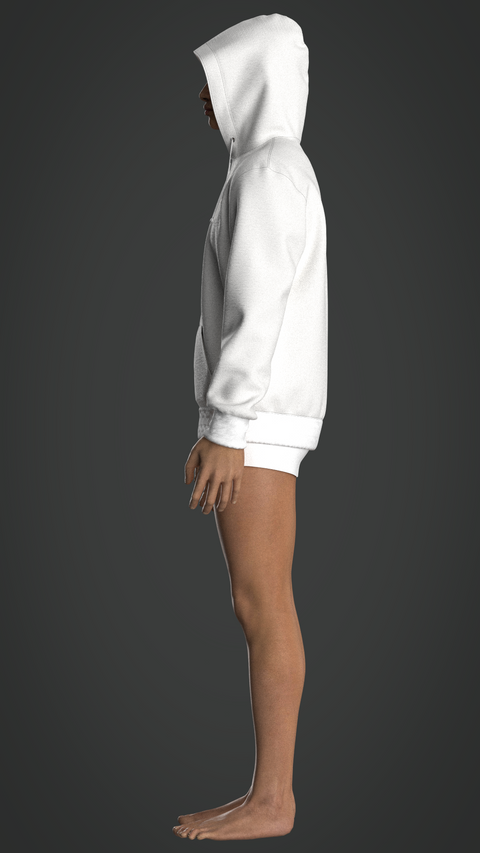 SEWING PATTERN M023: MEN'S REGULAR HOODIE WITH CF ZIP