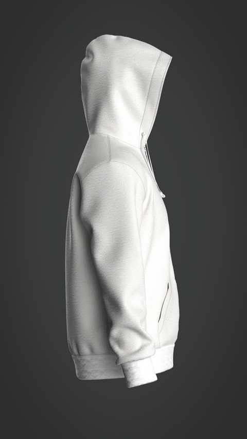 SEWING PATTERN M023: MEN'S REGULAR HOODIE WITH CF ZIP