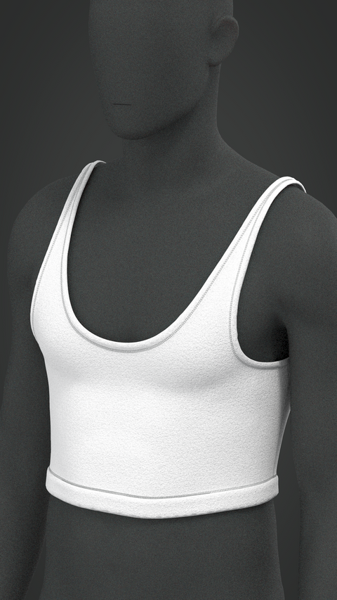 SEWING PATTERN M002: MEN'S TANK CROP TOP