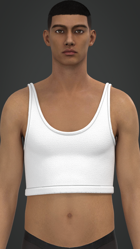 SEWING PATTERN M002: MEN'S TANK CROP TOP