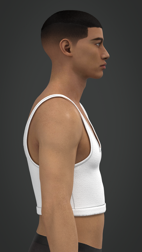 SEWING PATTERN M002: MEN'S TANK CROP TOP