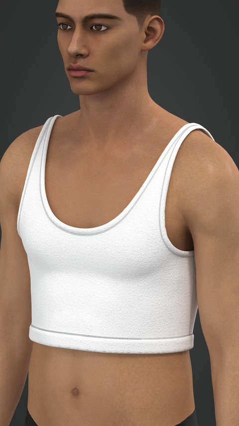 SEWING PATTERN M002: MEN'S TANK CROP TOP