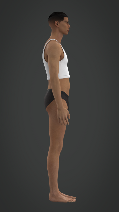 SEWING PATTERN M002: MEN'S TANK CROP TOP