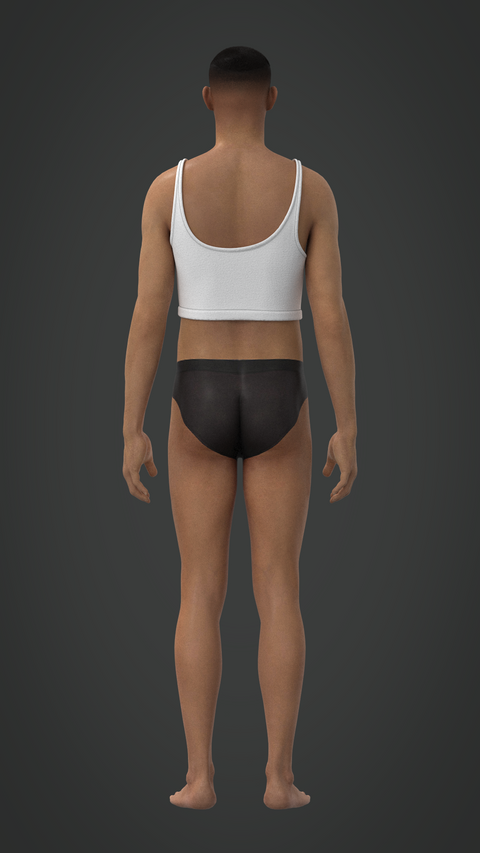 SEWING PATTERN M002: MEN'S TANK CROP TOP