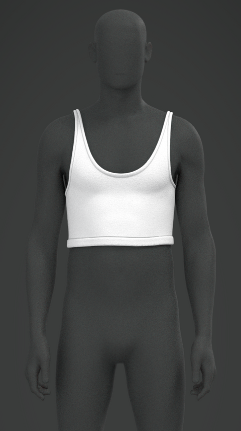 SEWING PATTERN M002: MEN'S TANK CROP TOP