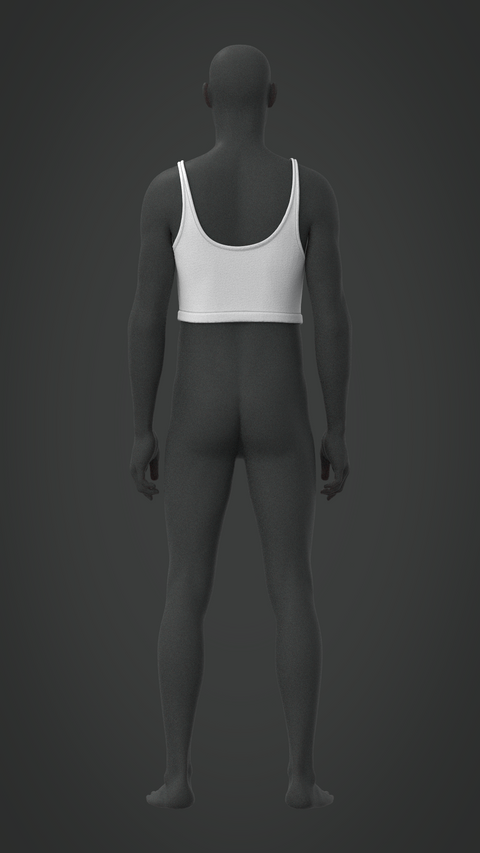 SEWING PATTERN M002: MEN'S TANK CROP TOP