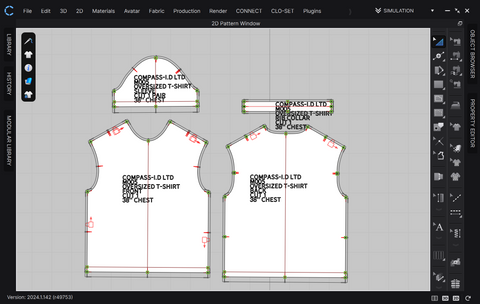 SEWING PATTERN M005: MEN'S OVERSIZED T-SHIRT