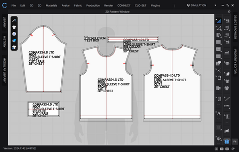 SEWING PATTERN M009: MEN'S LONG SLEEVE T-SHIRT