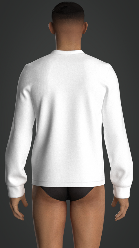 SEWING PATTERN M009: MEN'S LONG SLEEVE T-SHIRT