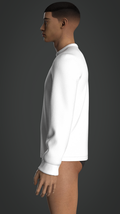SEWING PATTERN M009: MEN'S LONG SLEEVE T-SHIRT