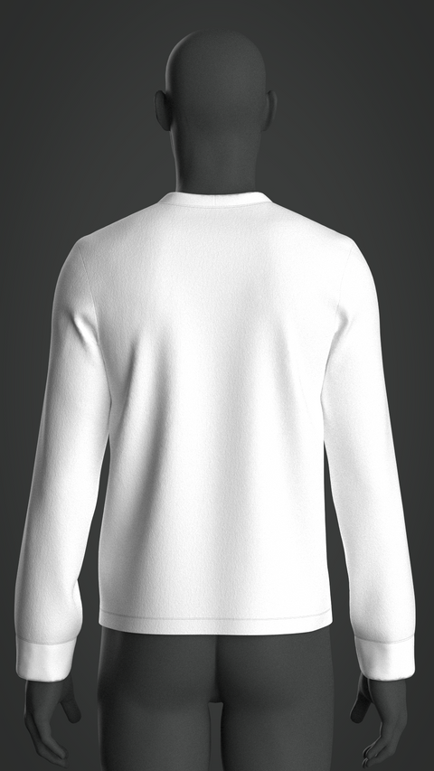 SEWING PATTERN M009: MEN'S LONG SLEEVE T-SHIRT