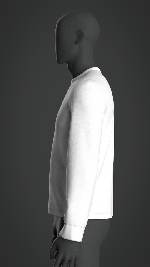 SEWING PATTERN M009: MEN'S LONG SLEEVE T-SHIRT