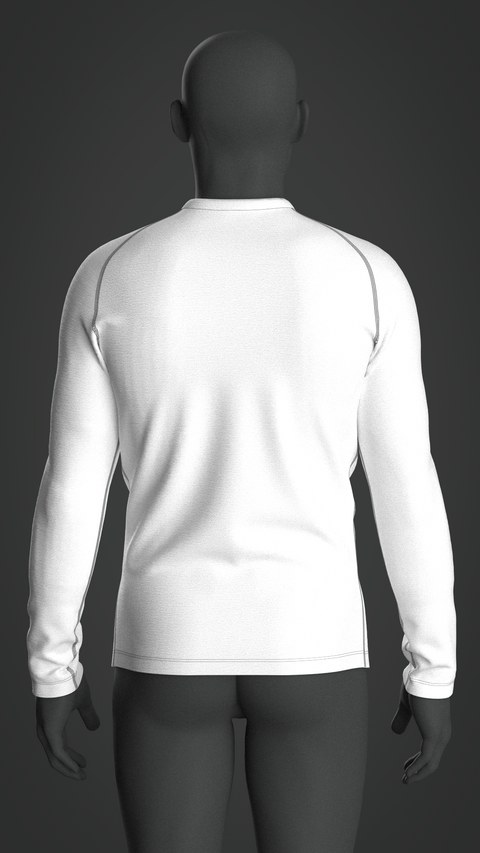 SEWING PATTERN M011: MEN'S FITTED LONG SLEEVE RAGLAN T-SHIRT B
