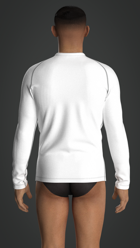 SEWING PATTERN M011: MEN'S FITTED LONG SLEEVE RAGLAN T-SHIRT B