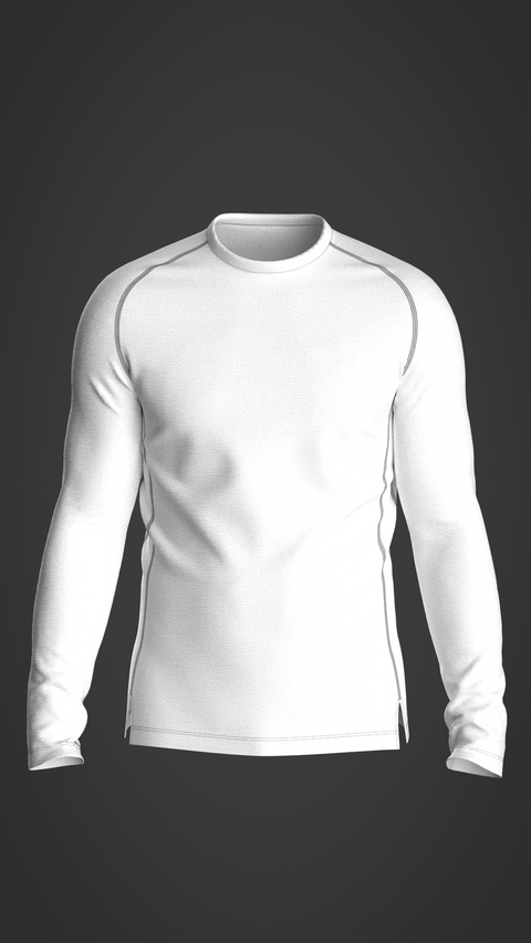 SEWING PATTERN M011: MEN'S FITTED LONG SLEEVE RAGLAN T-SHIRT B
