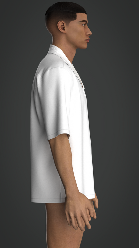 SEWING PATTERN M014: MEN'S UNIFORM POLO SHIRT