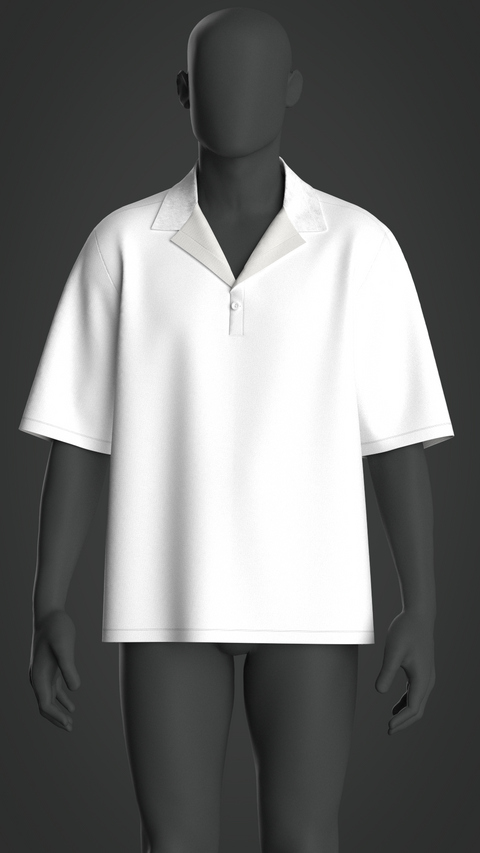 SEWING PATTERN M014: MEN'S UNIFORM POLO SHIRT