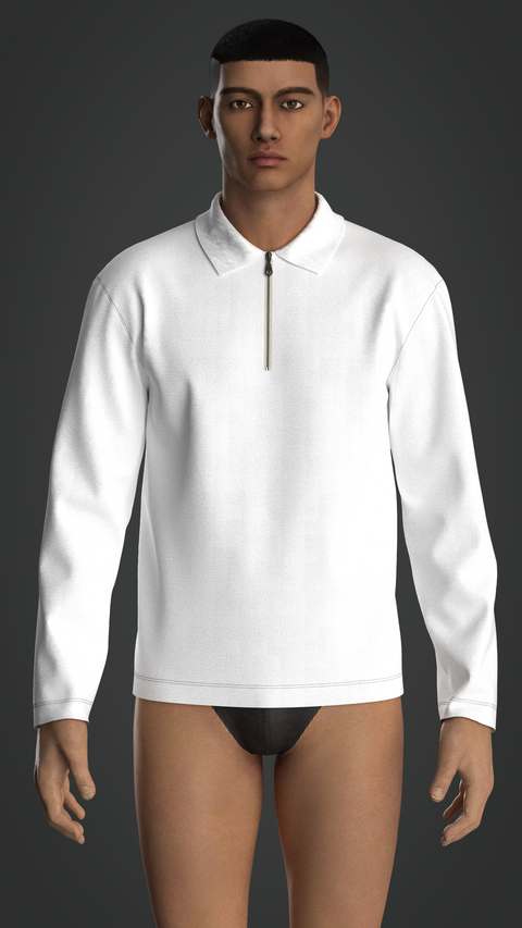 SEWING PATTERN M015: MEN'S LONG SLEEVE CF ZIP