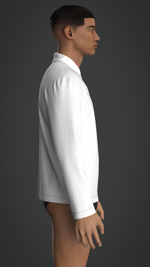 SEWING PATTERN M015: MEN'S LONG SLEEVE CF ZIP