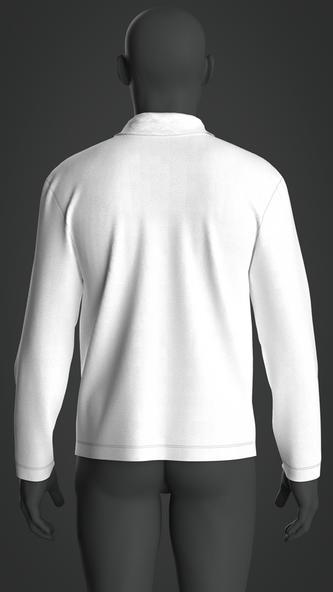 SEWING PATTERN M015: MEN'S LONG SLEEVE CF ZIP