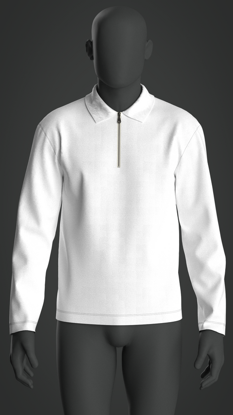 SEWING PATTERN M015: MEN'S LONG SLEEVE CF ZIP