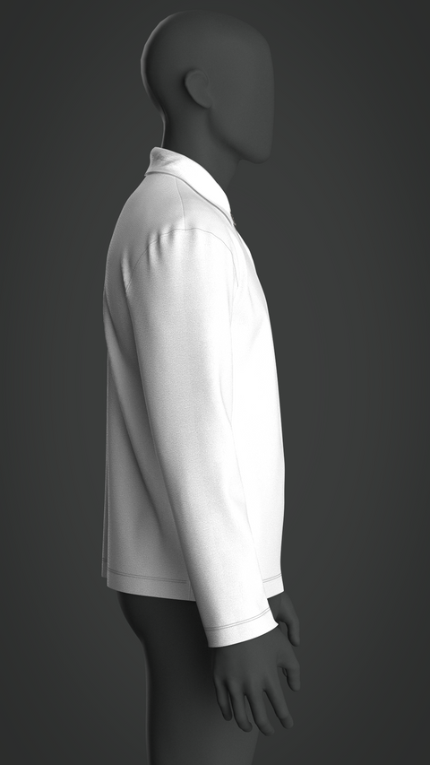 SEWING PATTERN M015: MEN'S LONG SLEEVE CF ZIP