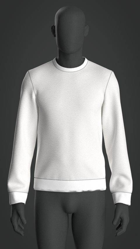 SEWING PATTERN M016: MEN'S REGULAR SWEATER