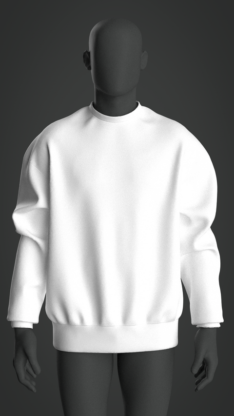 SEWING PATTERN M018: MEN'S OVERSIZED SWEATER