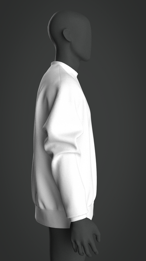 SEWING PATTERN M018: MEN'S OVERSIZED SWEATER