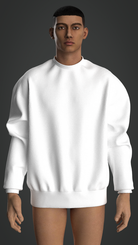 SEWING PATTERN M018: MEN'S OVERSIZED SWEATER