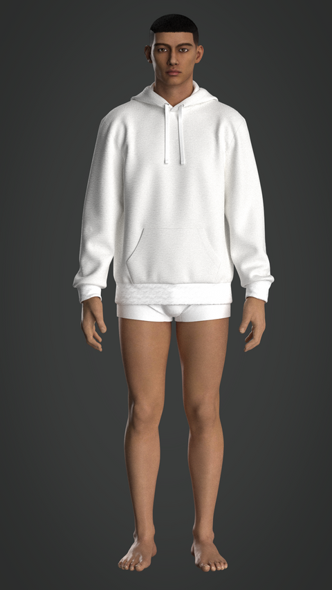 SEWING PATTERN M020: MEN'S REGULAR HOODIE