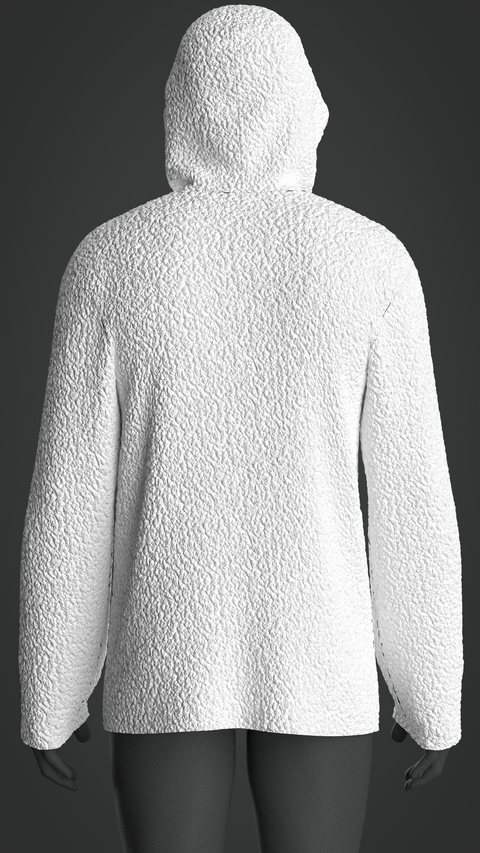 SEWING PATTERN M022: MEN'S HOODIE WITH CF HALF ZIP