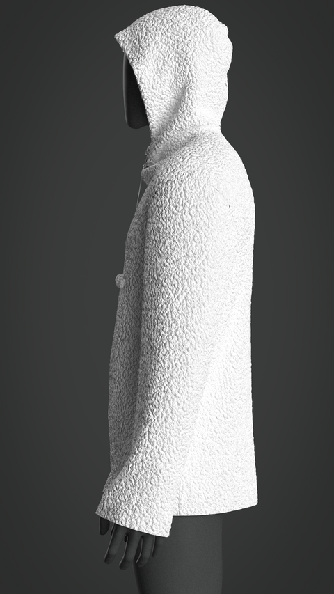 SEWING PATTERN M022: MEN'S HOODIE WITH CF HALF ZIP